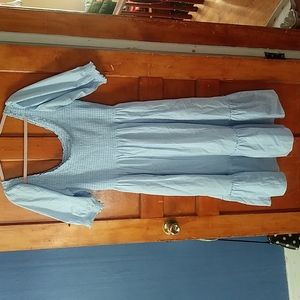 Hill House Louisa Dress in Hydrangea Gingham